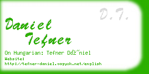 daniel tefner business card